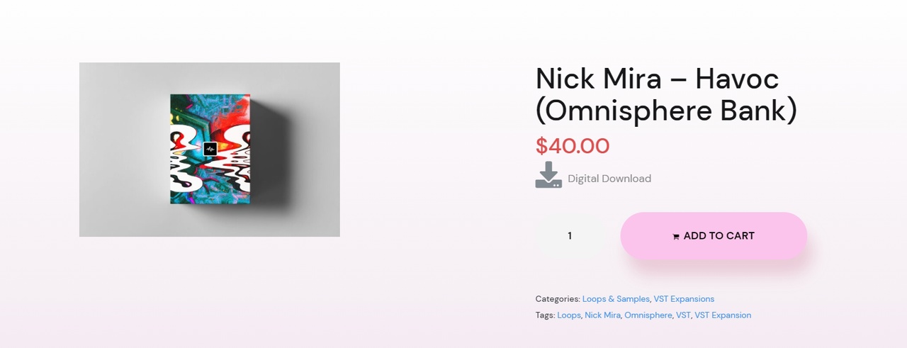 Nick Mira – Havoc (Omnisphere Bank) Download 40 Custom Omnisphere Presets designed by Nick Mira. 20 Melodies created by Nick Mira using Havoc Omnisphere Bank