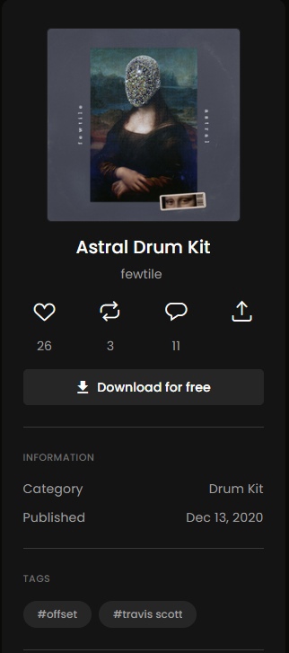 fewtile - Astral Drum Kit