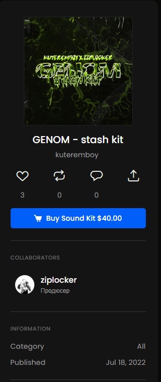 kuteremboy - Genom Stash Kit
