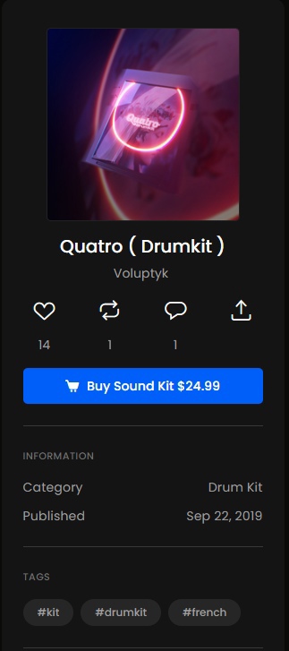 Voluptyk Quatro (Drumkit)